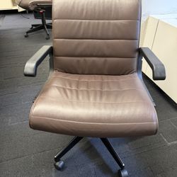 Knoll Genuine Leather Office Chair 