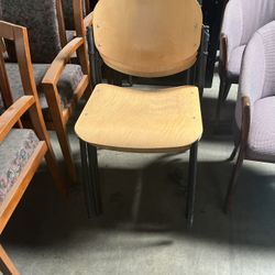 Wood Stackable Chairs