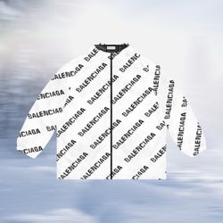 Balenciaga Faux Fur Arctic White Parka Jacket