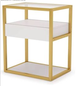 Bedside Cabinet Small Storage Shelf Bedroom Table Lockers Household