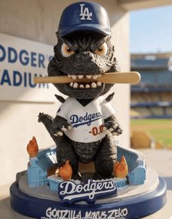 Godzilla bobble head
