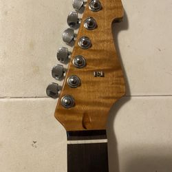 AAA Flamed Roasted Maple Strat Neck 