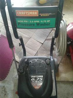 Craftsman pressure washer