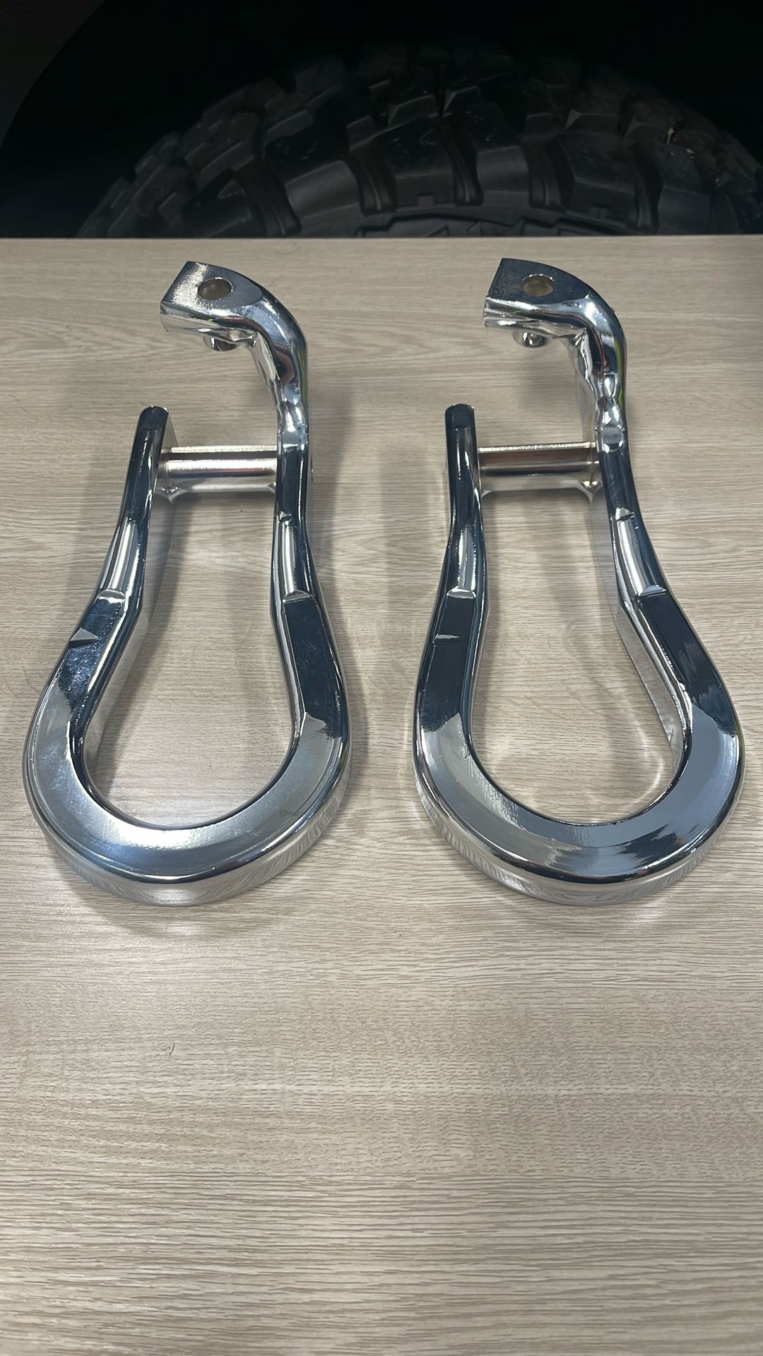 Chevorlet GMC Tow Hooks Chrome