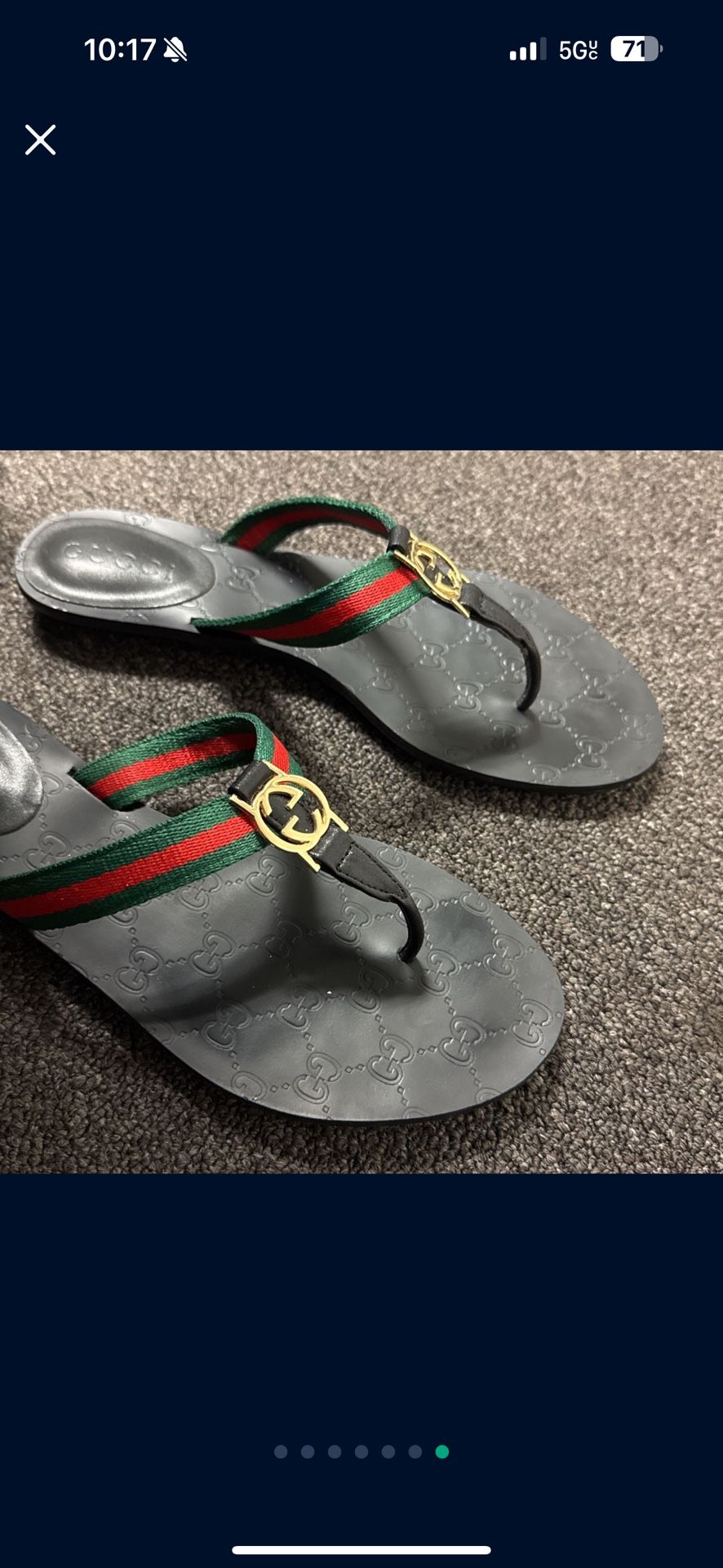 GUCCI THONG SANDALS