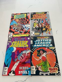 Justice League Of America #257 258 259 260 VF Lot Of 4, 1986-7 DC Comics