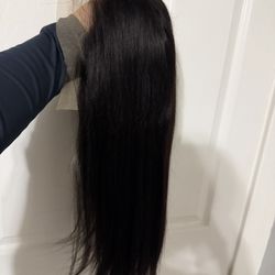 24 Inch Human Hair Wig 