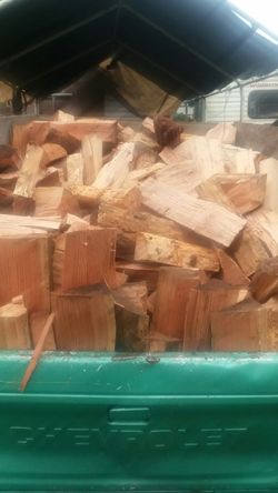 Truck load of wood for sals