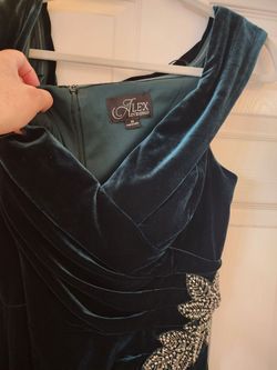 Gown - Green Velvet size 18