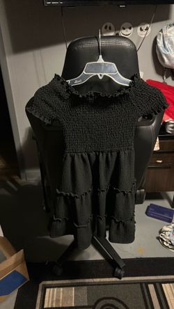 Little girls black dress