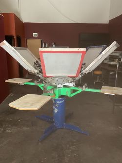 6 panel screen print & wash out booth