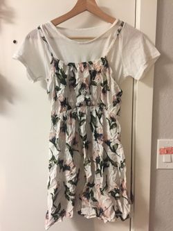 K pop floral short mini skirt