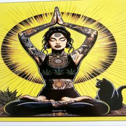 Meditate Vinyl Decal