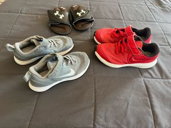 Nike and Under Armour  kids boys shoes