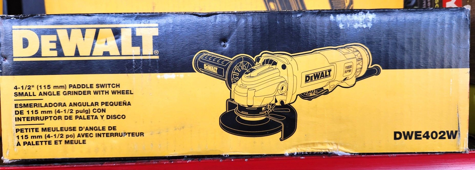 Dewalt Grinder In Box Corded