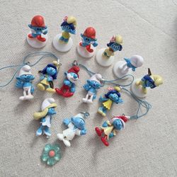 Smurfs Toy Figure Lot – Papa Smurf, Smurfette & More
