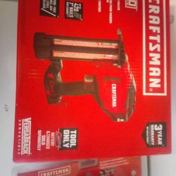 Craftsman Cordless Nail Gun W/ Batteries