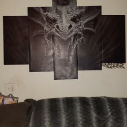 Dragon Wall Art 5 Piece