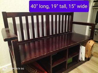 Solid Wooden Kids/ Shoe Storage Bench