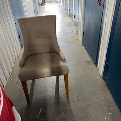 2 Matching Chairs And A White Computer Chair 