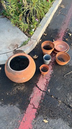 Clay pots
