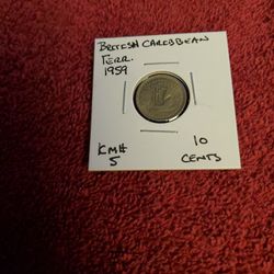 1959  British Caribbean Territories 10 Cents