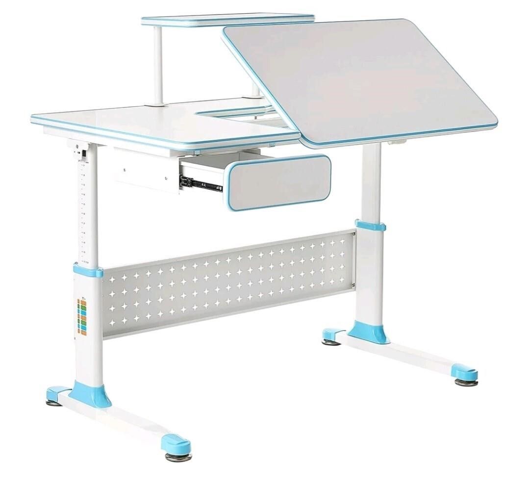 Children's Height Adjustable Computer Desk Workstation