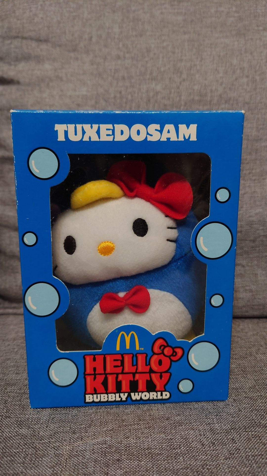 Mcdonalds Sanrio HELLO KITTY TUSEDOSAM Penguin 40th Anniversary Plush Toy 6"