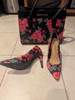 Matching purse and heels