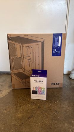 NZXT H6 Flow and NZXT 120RGB fans