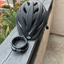 Bike Lock And Helmet 