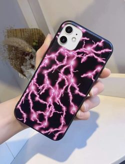Pink Lightning iPhone Case