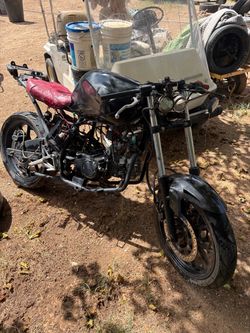 Stripped Cafe Racer Project Motorcycle