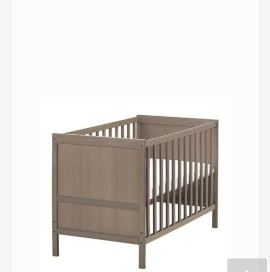 SUNDVIK - 802.485.73 - Crib, gray-brown | by IKEA of Sweden for