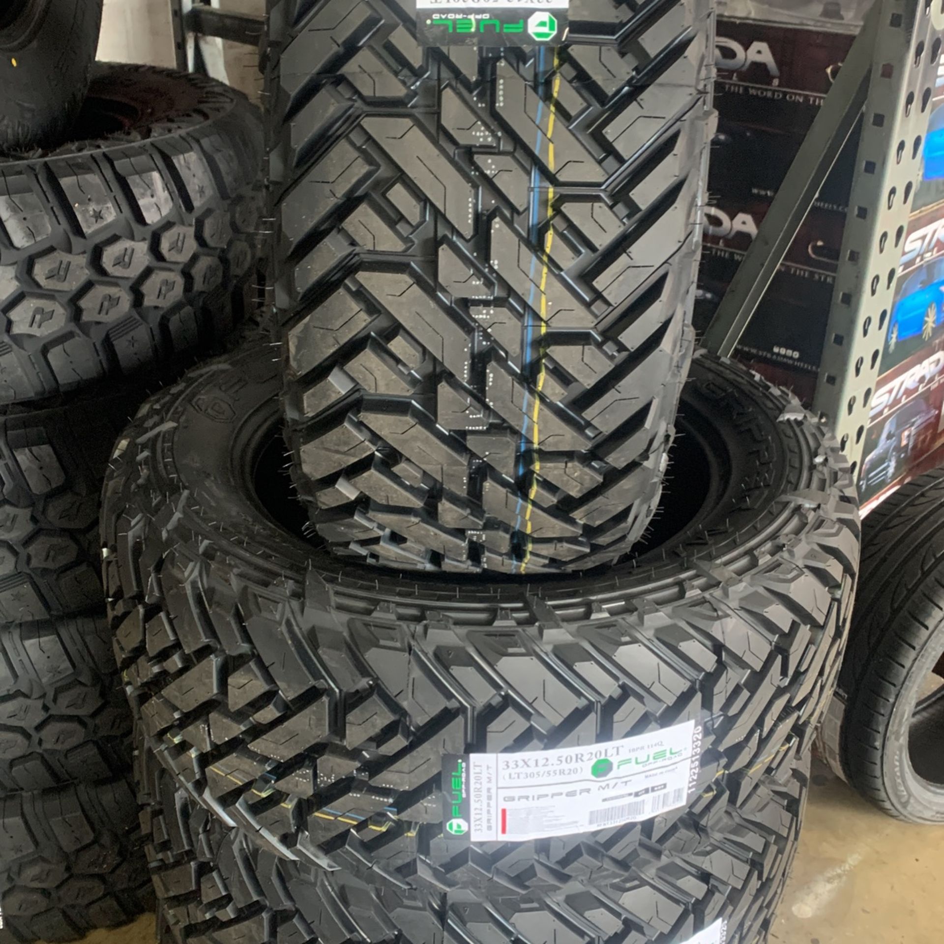 MUD TERRAIN , ALL TERRAIN AND HYBRID TIRES !!!