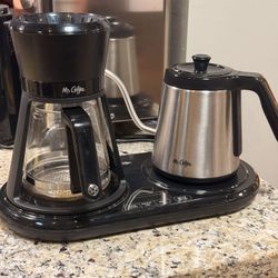 Drip Coffee Maker with Gooseneck Electric Kettle