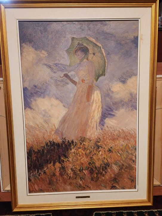 Woman with a Parasol, Facing Left