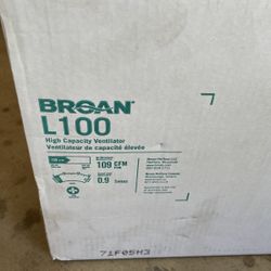 Broan L100 Bathroom Exhaust Fan