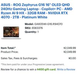 Asus Gaming Laptop