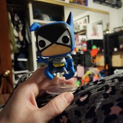 Blue Batman Funko Pop (Loose, With Stand) – Great Condition