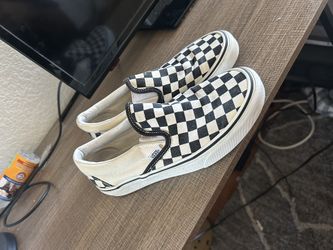 Checkered Vans  