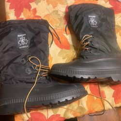 Men’s Sorel Snow Boots Size 9 - For Extreme Cold Weather 