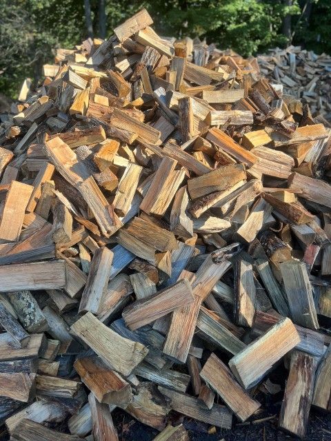 Firewood. Spit And Seasoned