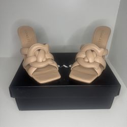 (Good Deal) kellie leather sandal beechwood