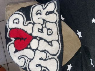 Black, White, and Red top tier beanie 