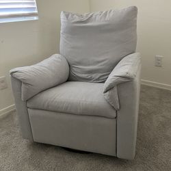 Reclining Swivel Chair  (Pottery Barn)