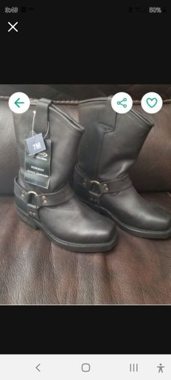 Leather Women's Boots, Size 7