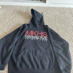 Black Kepler High School – MKHS  Swim & Dive Hoodie Sweater Sz L 🏊‍♂️🖤
