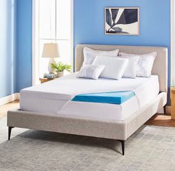 Serta 3” Cooling Memory Foam Matress Topper Queen Size