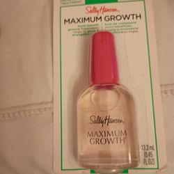 Brand new Sally Hansen Maximum Growth Treatment Polish #45107 CLEAR firm price $10 bucks pick up only 865 Ellsworth avenue right off of East Livingsto